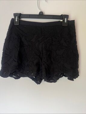 Abercrombie & Fitch Black  Floral Lace Shorts